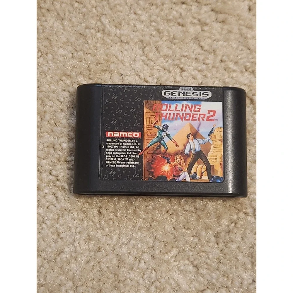 Sega Genesis Rolling Thunder 2 Cartridge